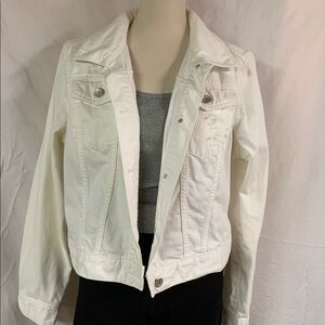 a.n.a White Denim Jacket